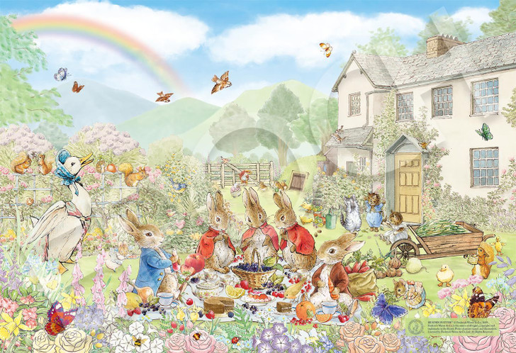 Jigsaw Puzzle Peter Rabbit Garden Picnic (300 Pieces)