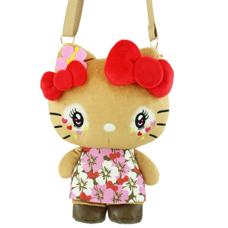 Sanrio Hello Kitty Kogal Mascot MS Hibiscus Pattern