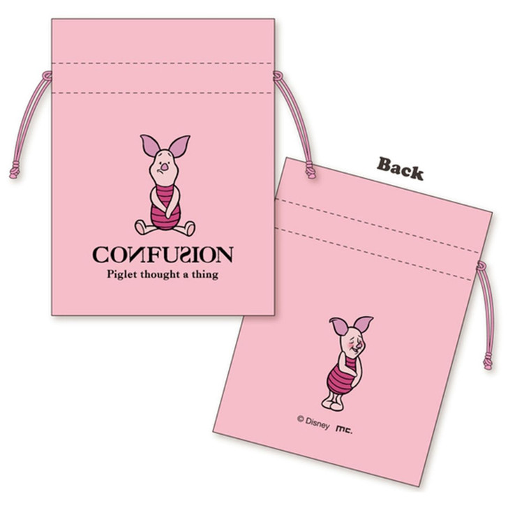 Marimocraft Disney Winnie The Pooh Funny Face Friends Mini Drawstring Pouch Piglet