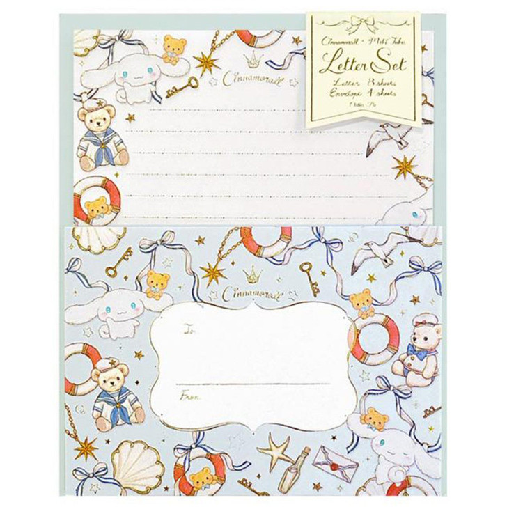 Miki Takei Sanrio Letter Set Cinnamoroll Marine