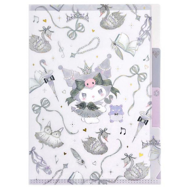 Takei Miki Sanrio A5 Clear File KU Black Swan