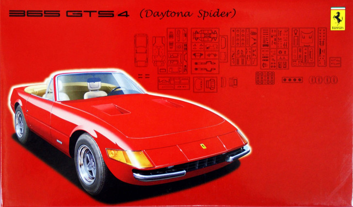 Fujimi EM39 Ferrari 365GTS4 Daytona Spider 1/24 Scale Kit (4968728082714)