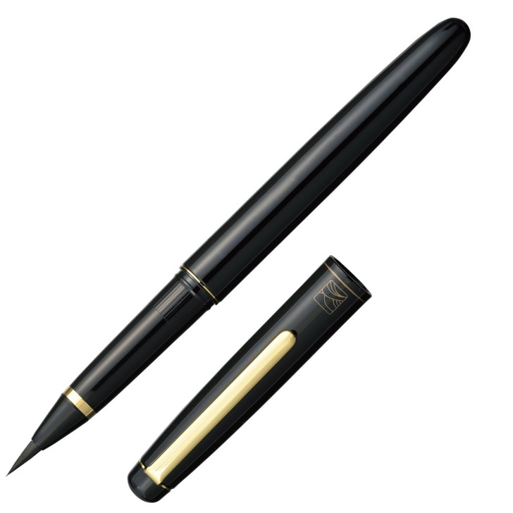 Kuretake Mannen Brush Pen Lacquer Finish Black DU130-1