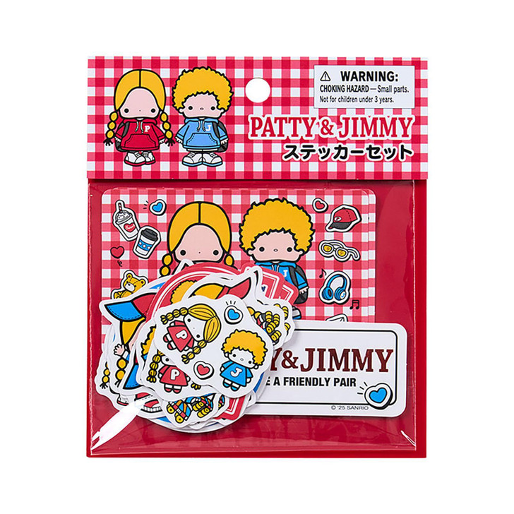 Sanrio Other Sticker Set (Lookbook For Two) Patty And Jimmy 220591