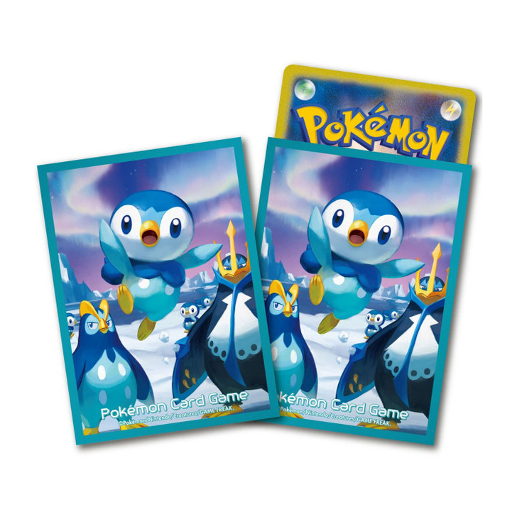 Pokemon Center Original Pokemon Card Game Deck Sleeves Piplup & Prinplup & Empoleon
