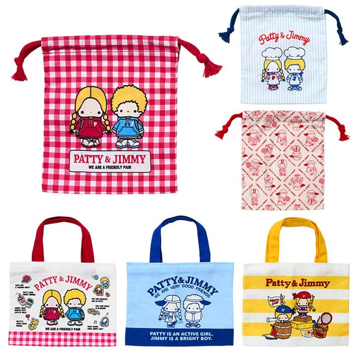 Sanrio Other Secret Drawstring Bag & Mini Handbag Lookbook For Two Patty & Jimmy 220809