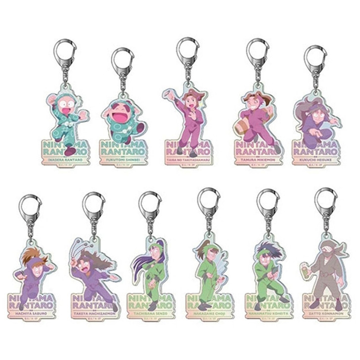 HASEPRO Nintama Rantarou Aurora Acrylic Key Holder Letter Collection Volume 1