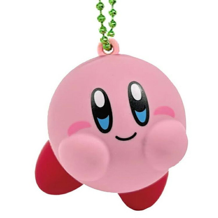 SK Japan Kirby Of The Stars Puffy Rubber Mascot Kirby Composed Expression