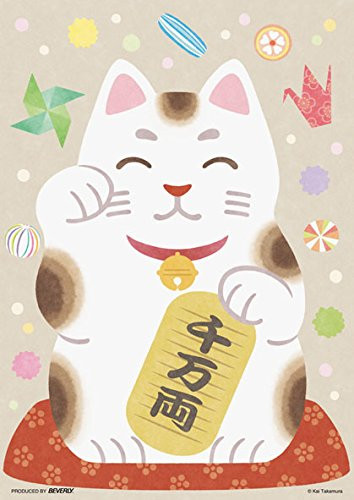 Beverly Jigsaw Puzzle 108-802 Lucky Beckoning Cat Maneki Neko (108 Pieces) (4977524588023)