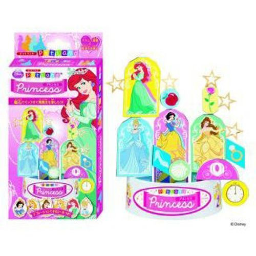 ✅希少✅YAMAJIN/Princess Rose７枚国産当時物 Pitland Educational Toy Magnetic Ornament Disney Princess Made in