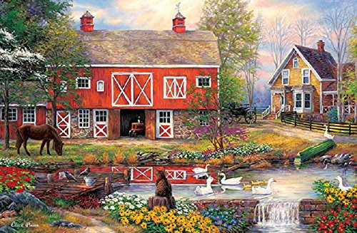 APPLEOne Jigsaw Puzzle 1000-797 Country Life (1000 Pieces) (4959295017971)