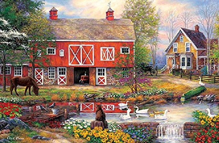 APPLEONE Jigsaw Puzzle 1000-797 Country Life (1000 Pieces)