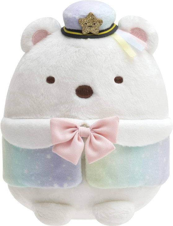 San-x Sumikko Gurashi Starry Sky Mocchiri Plush Doll Shirokuma