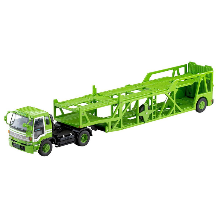 Tomytec TLV-N225a Tomica Limited Vintage Neo Isuzu 810EX Car Transporter (Green) 1/64
