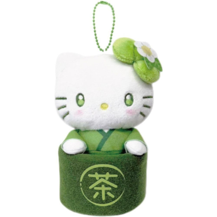 Hatakeyama Shoji Mascot Pouch Matcha Bowl Hello Kitty