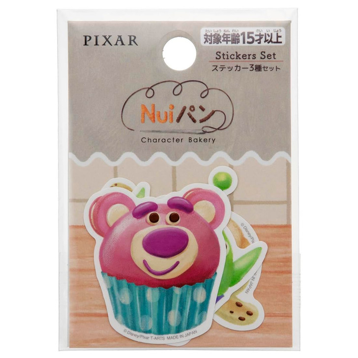 Takara Tomy Pixar Character Series Nui Pan Sticker 3-Piece Set