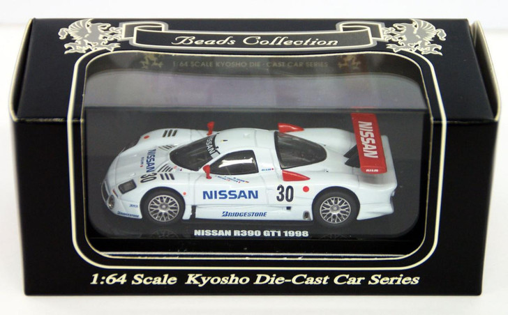  Kyosho Original K06422E Nissan R390GT1 1998 Pre-Qualifications No.30 1/64 scale 