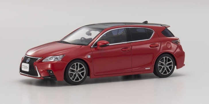 Kyosho Original KS03656R2 Lexus CT200h F Sport Madder Red 1/43 Scale 