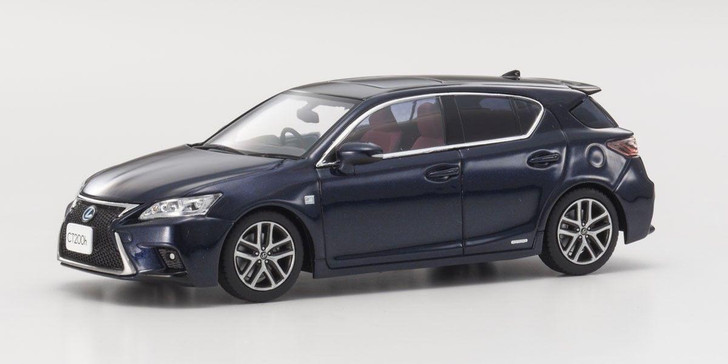  Kyosho Original KS03656BL2 Lexus CT200h F Sport Deep Blue Mica 1/43 Scale 