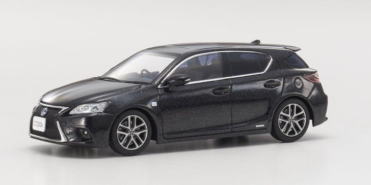  Kyosho Original KS03656BK2 Lexus CT200h F Sport Graphite Black 1/43 Scale 