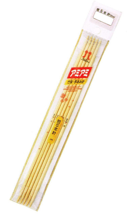  Hamanaka H250-300-1 Knitting Needle (Bamboo) 20cm No.1 (2.4mm) 