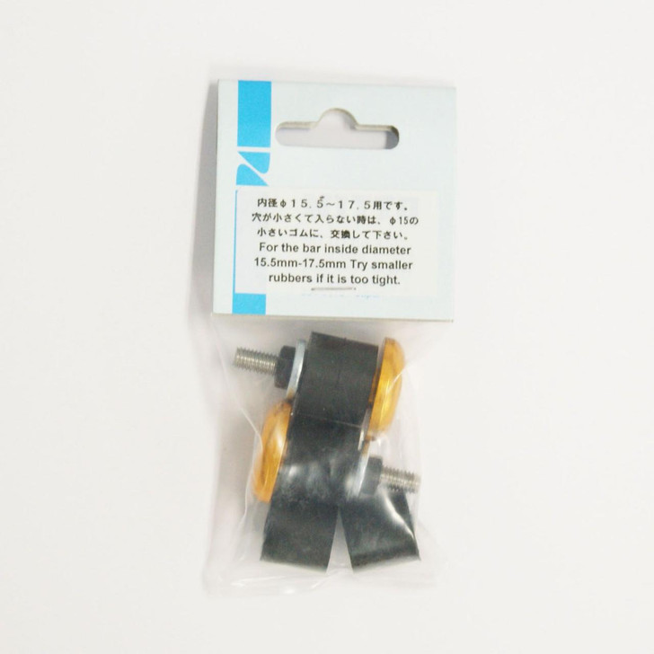  NITTO EC-02 Gold Bar End Cap Inside 15.5-17 mm (Dia.22) 