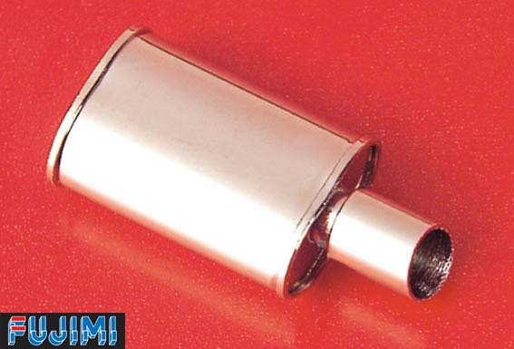 Fujimi Metal Muffler 05 Megaphone Sports Muffler 1/24 Scale (4968728110530)