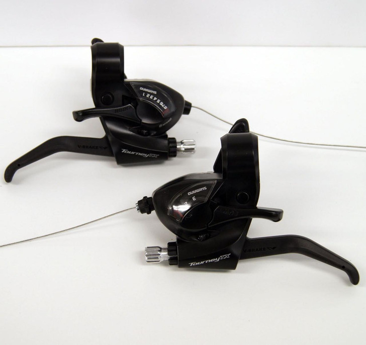 Shimano (Cycling) Tourney TX ST-TX800 Black Shift Lever & Brake Lever (Pair) ESTTX800P8AL