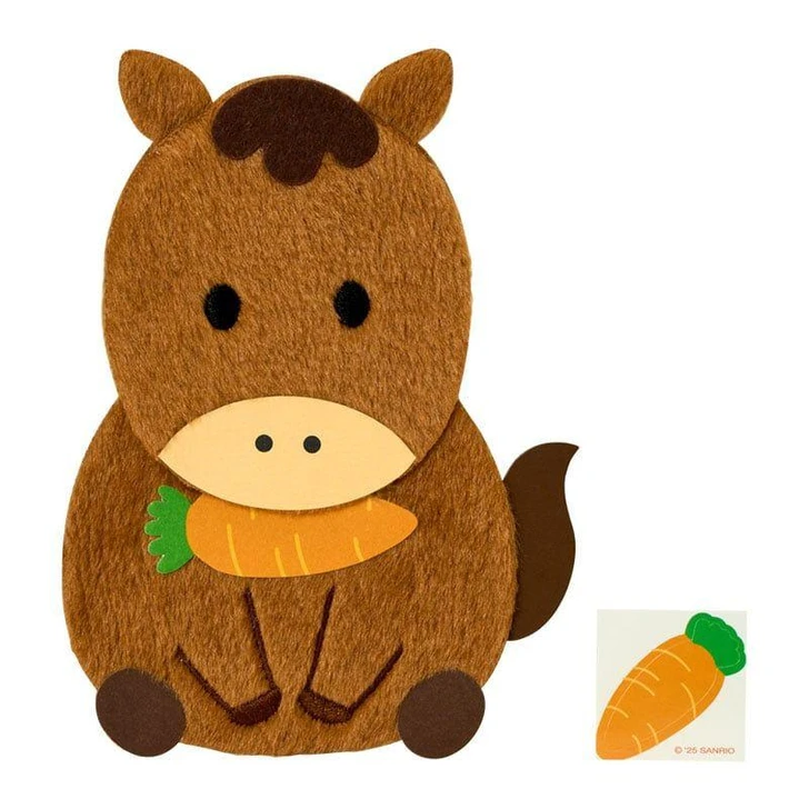  Sanrio Fluffy Pochi Envelope Horse 