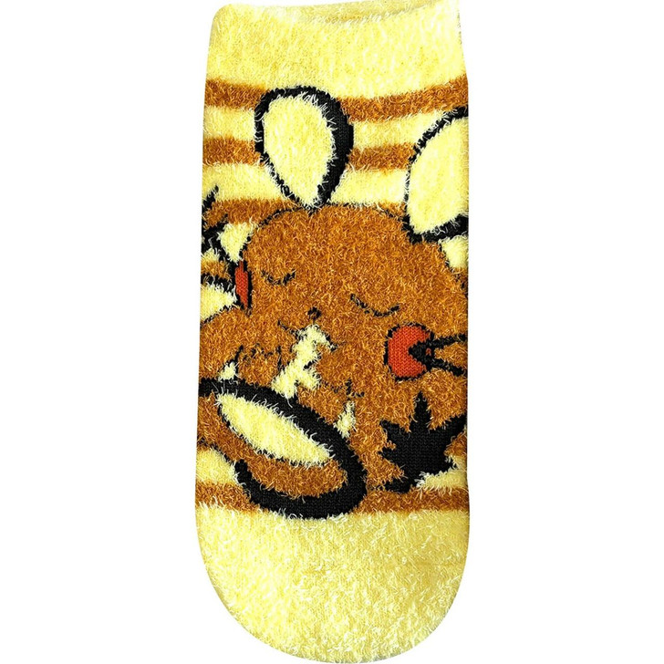 Pokemon Center Original Fluffy Socks Dedenne Border Ladies (23EE25 Cm)