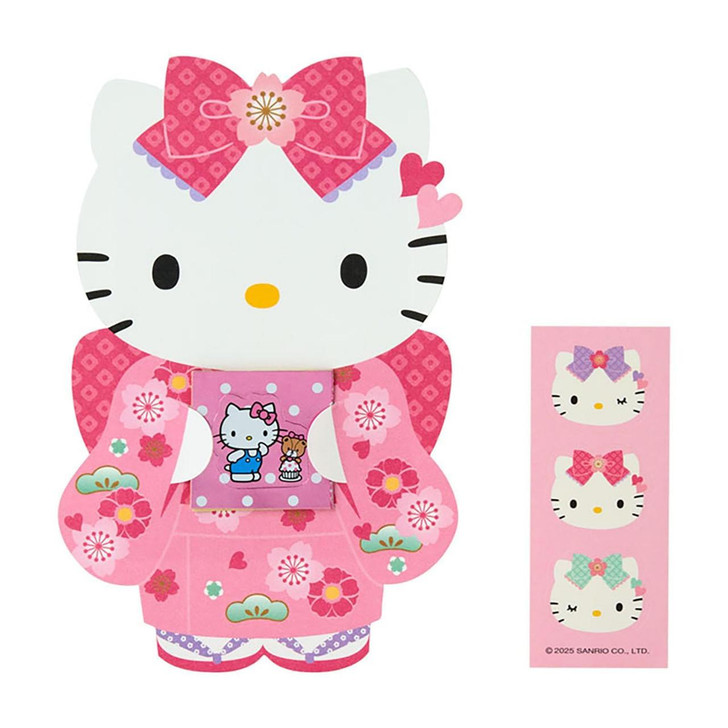 Sanrio Hello Kitty Pochi Envelope With Stickers 