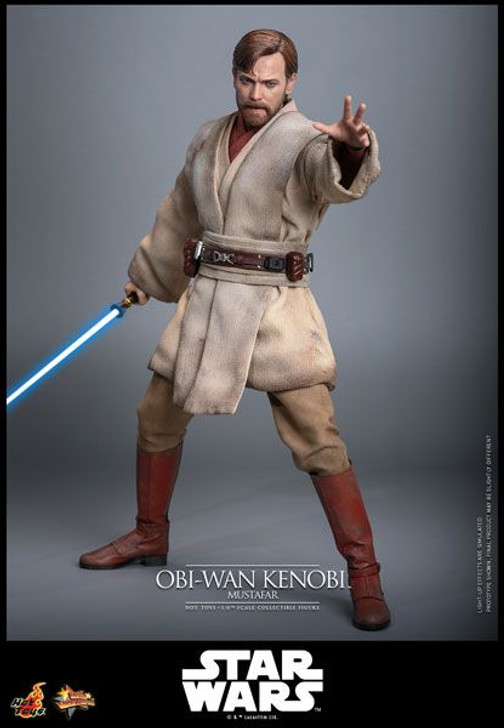 Hot Toys Movie Masterpiece - Obi-Wan Kenobi (Mustafar) 1/6 Scale Fully Poseable Figure (Star Wars: Revenge of the Sith)