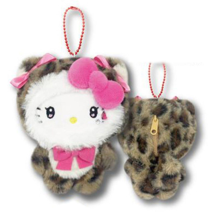 Hatakeyama Shoji Mascot Pouch Leopard Print KT