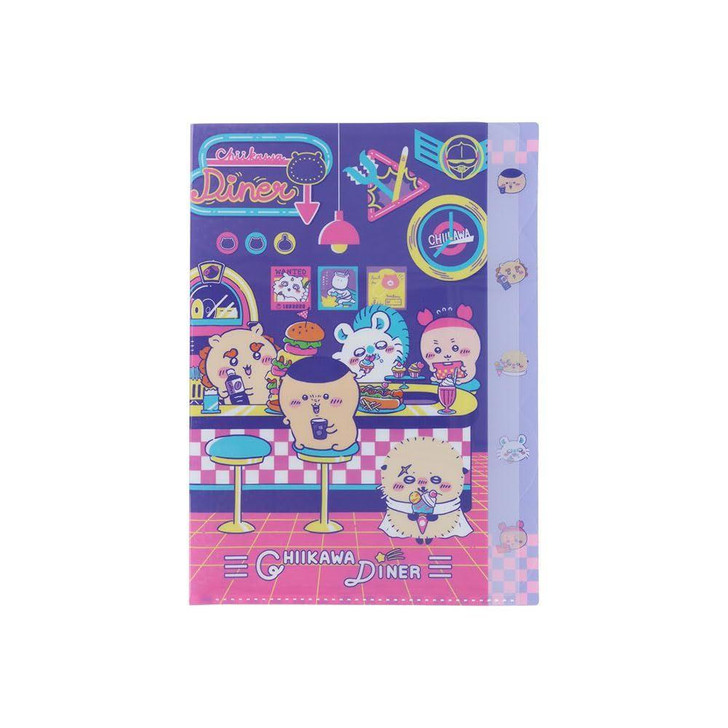 Other Die Cut Clear File Five Pieces Chiikawa Diner Dinner 
