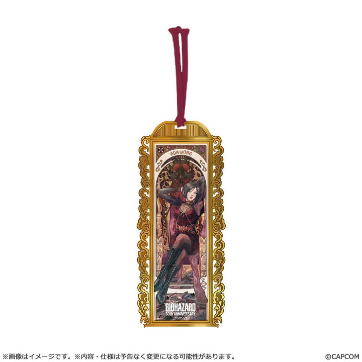  Capcom Resident Evil 30th Anniversary Main Art Metal Bookmark - Ada 