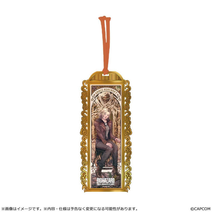  Capcom Resident Evil 30th Anniversary Main Art Metal Bookmark - Grace 
