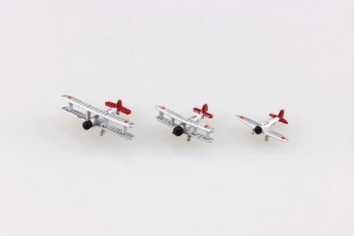  Aoshima 1/700 Waterline No. 557 JMSDF Type 96 Japanese Navy Carrier-Based Aircraft Set Plastic Model 