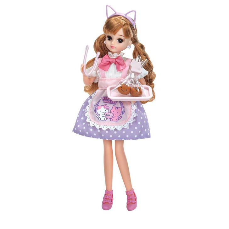 Licca-chan Dress LW-13 Cat Bakery Dress Set