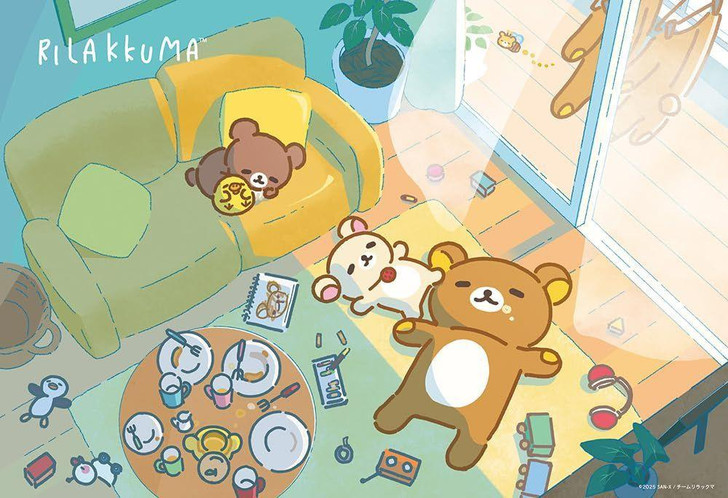 Beverly Jigsaw Puzzle Rilakkuma Anime: A Relaxed Afternoon (300 Pieces) 