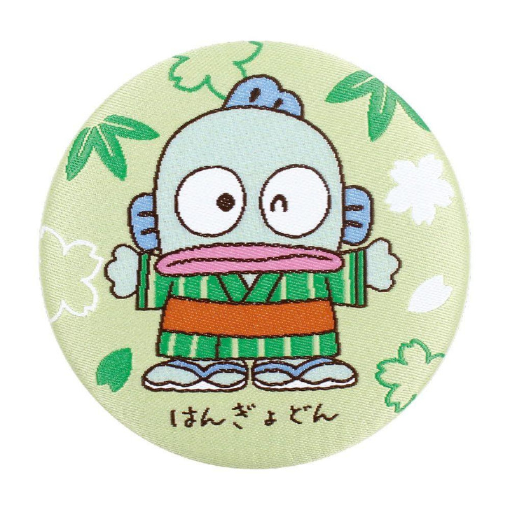  T's Factory Sanrio Woven Embroidered Tin Magnet Hangyodon 