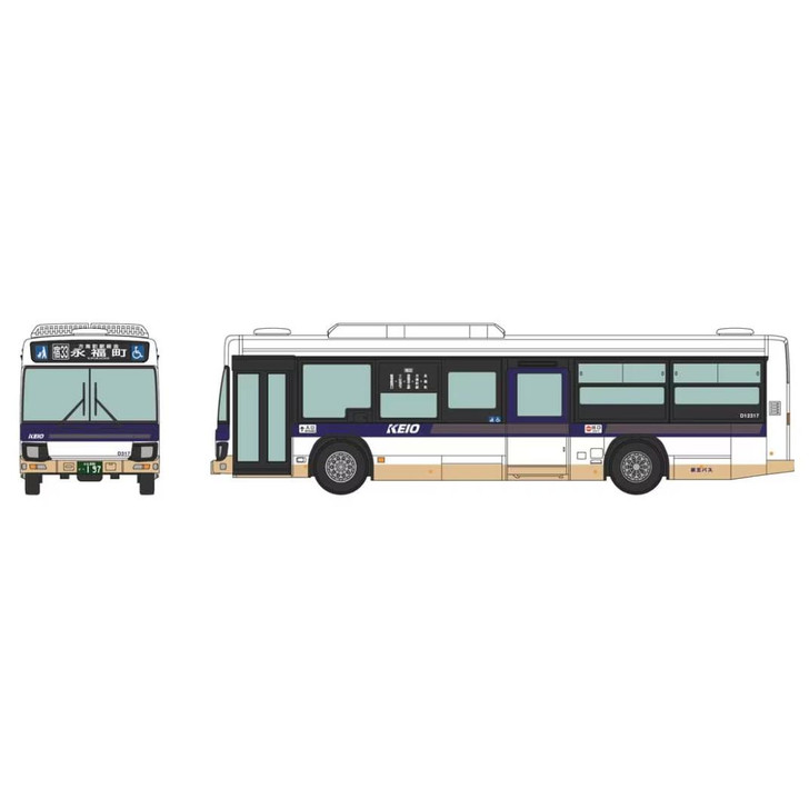  Tomytec Bus Collection Plus BP11 Keio Bus Tokyo Metropolis (N scale) 