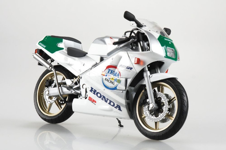 SKYNET 1/12 Honda NSR250R SP '89 Ross White Tera Silver November