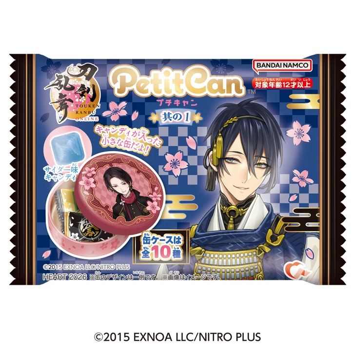 Heart Petit Can Collection Candy Touken Ranbu ONLINE Part 1 BOX (10pcs)
