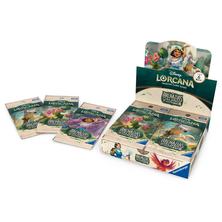 Takara Tomy Disney Lorcana TCG Japanese Edition Booster Pack Arcadia and Magic Island Box