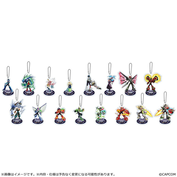 Capcom Mega Man Star Force Acrylic Stand Keychain Collection　Box (16pcs)