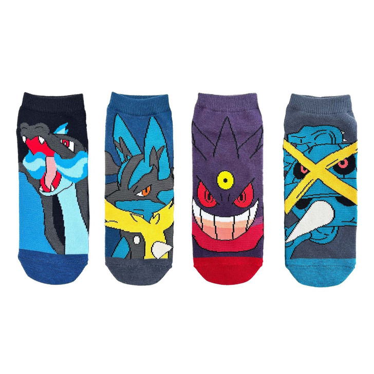 Pokemon Center Original Character Socks 4P Socks Mega Evolution Large (26–29 Cm)
