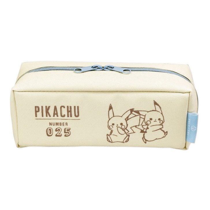 Pokemon Center Original Paco Tray Pen Case Big Capacity / Pikachu Number 025 Ivory