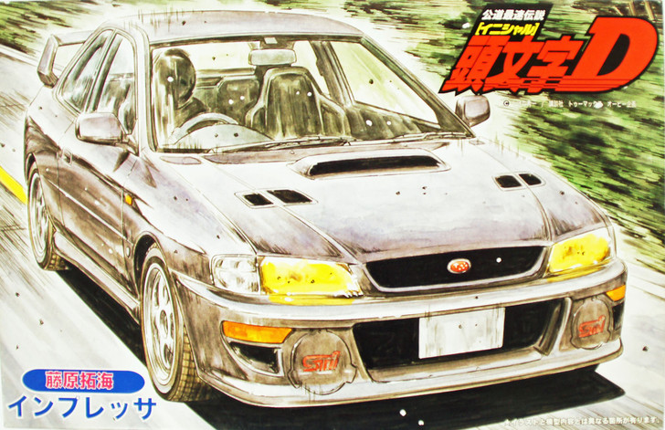 Fujimi ISD-18 Initial D Subaru Impreza Takumi 1/24 Scale Kit (4968728183534)
