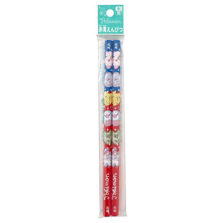 Pokemon Center Original Red And Blue Pencil Fancy Time