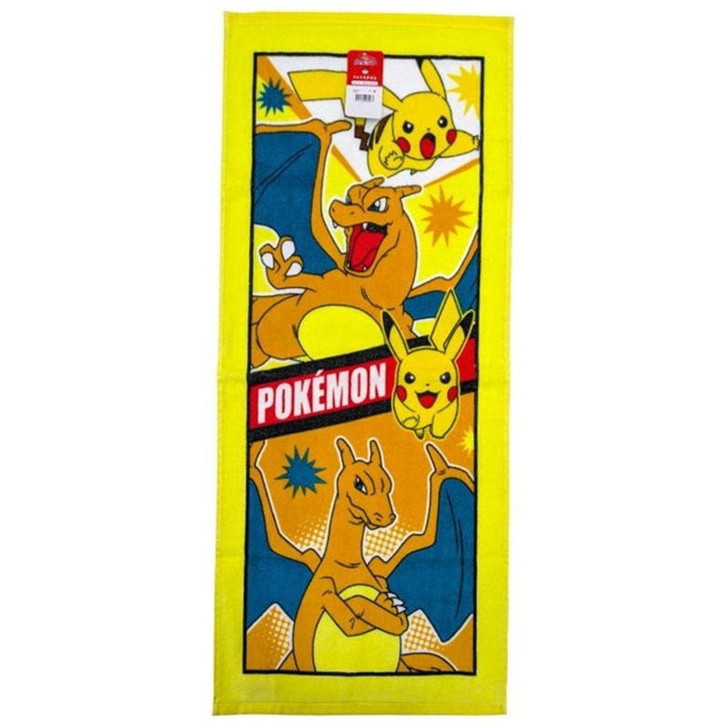 Other Pokemon P4080 Pikachu Charizard Face Towel 
